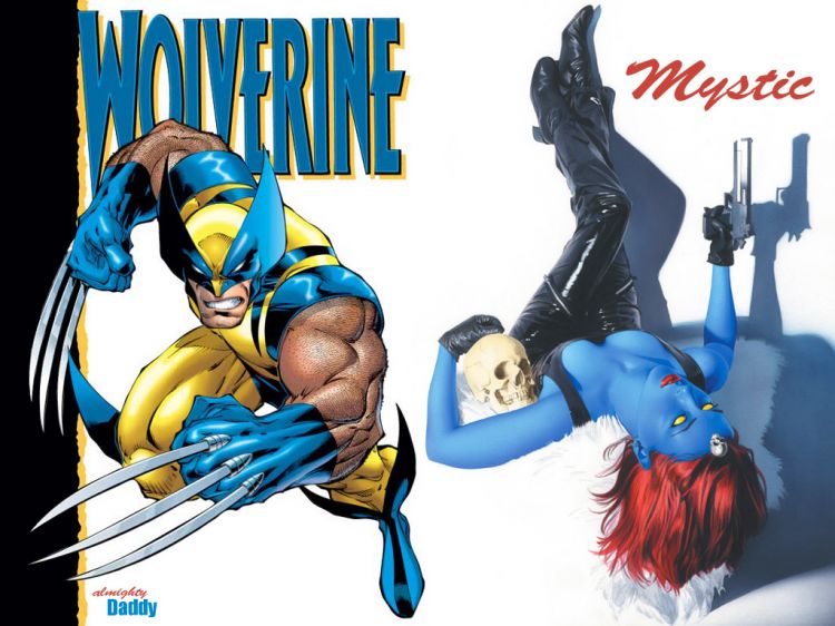 Wallpapers Comics XMen Wolverine Vs Mystic By Daddy
