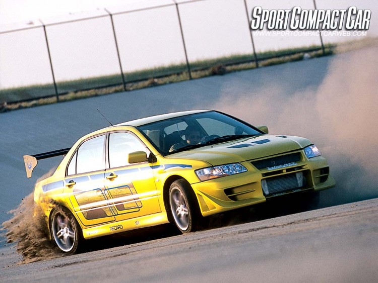 Wallpapers Movies Fast and Furious La Lancer evo 8