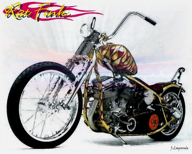 Wallpapers Motorbikes Harley Davidson Rat Fink
