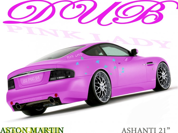 Wallpapers Cars Aston Martin DUB PINK LADY