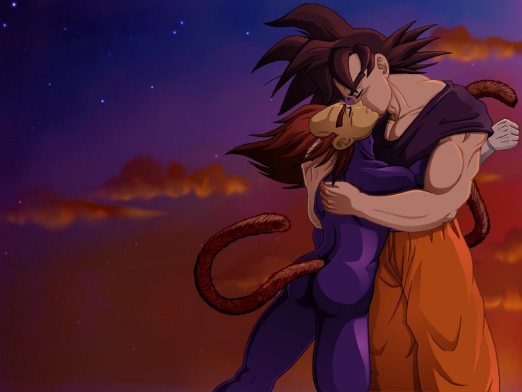 Goku Kiss Vegeta